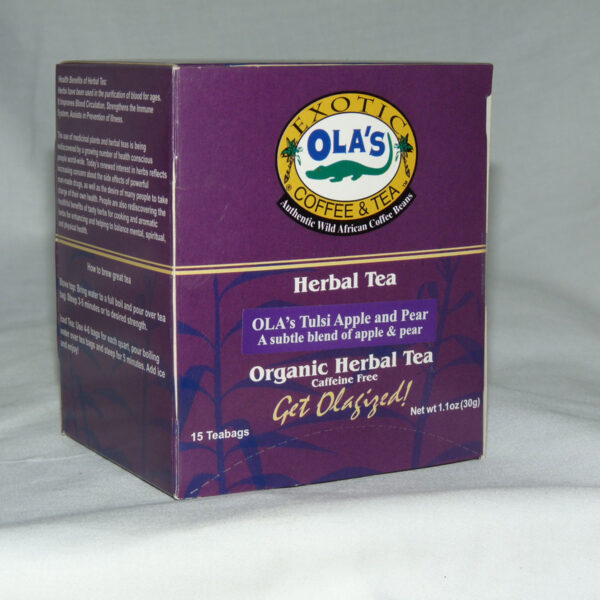 Ola’s Apple Tulsi and Pear